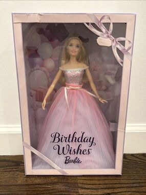 Barbie Pink and White Birthday Wishes Party Doll
